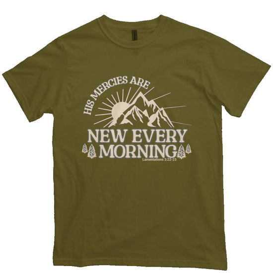 Apliiq tshirts Olive / s Mercy Morning Organic Cotton Tee