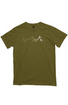 Apliiq tshirts Olive / s Minimalist Organic Cotton "Frassa-Tee"