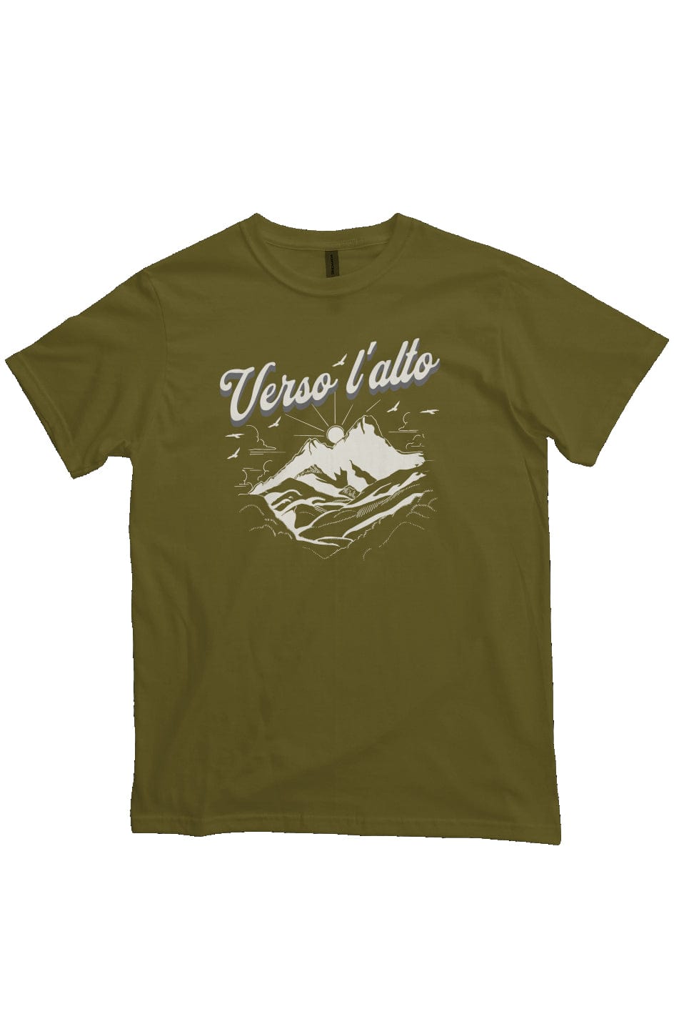 Apliiq tshirts Olive / s Organic Cotton Heavyweight "Frassa-Tee"