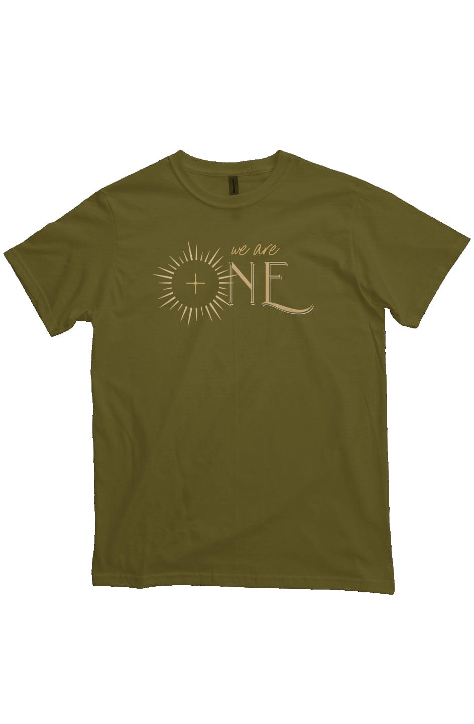 Apliiq tshirts Olive / s We Are One Organic Cotton Tee