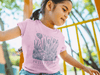Apliiq tshirts Petite Fleur Organic Cotton Girl's Tee