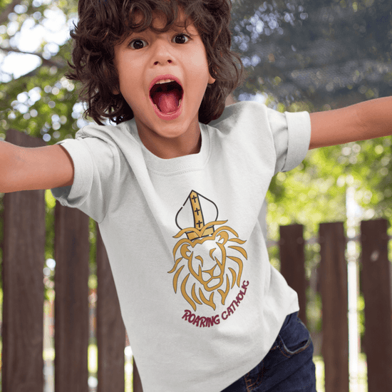 Apliiq tshirts Roaring Catholic Organic Cotton Kid's Tee