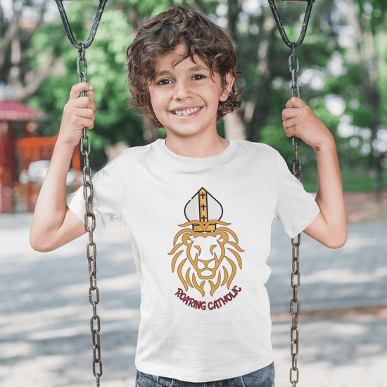 Apliiq tshirts Roaring Catholic Organic Cotton Kid's Tee