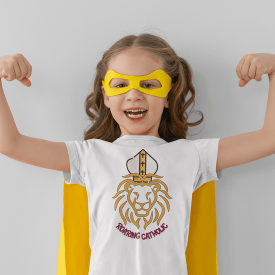 Apliiq tshirts Roaring Catholic Organic Cotton Kid's Tee