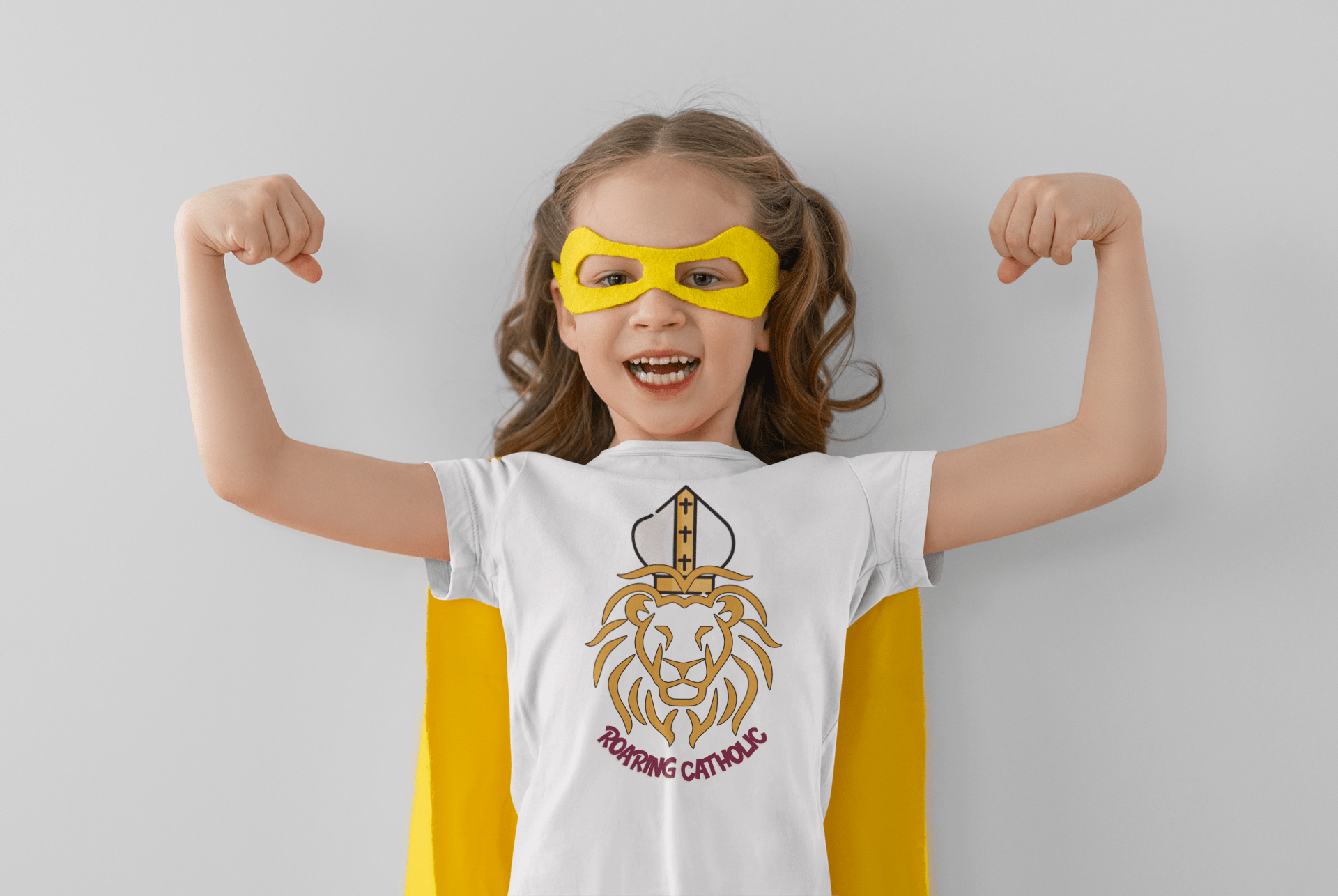 Apliiq tshirts Roaring Catholic Organic Cotton Kid's Tee