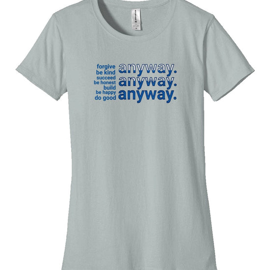 Apliiq tshirts Sky / s "Anyway" Women's Organic Cotton Tee