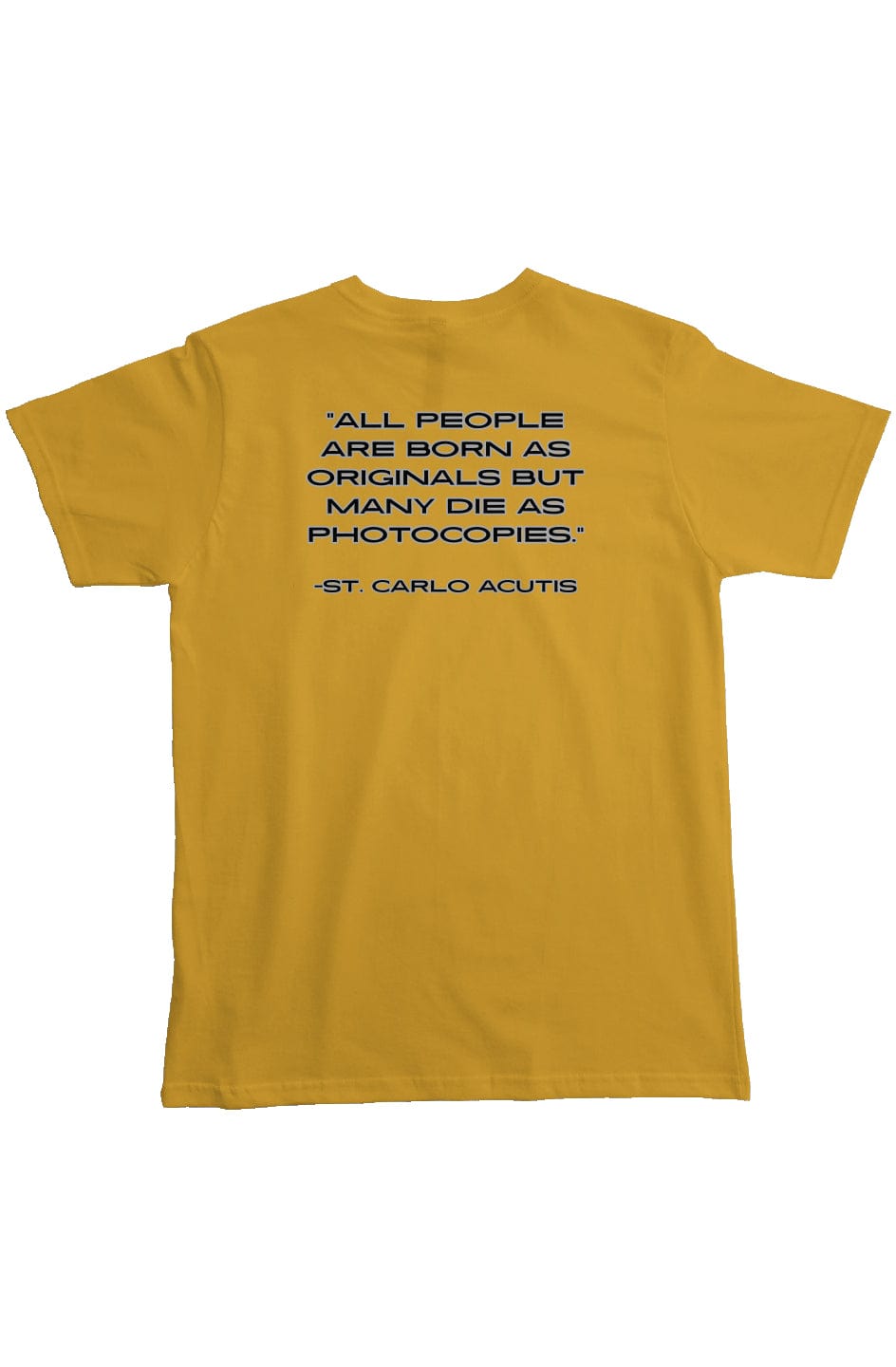 Apliiq tshirts Stay Original St. Carlo Organic Cotton Tee
