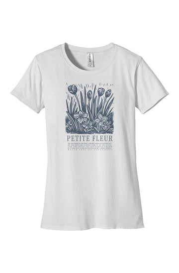 Apliiq tshirts white / s Petite Fleur Women's Organic Cotton Tee