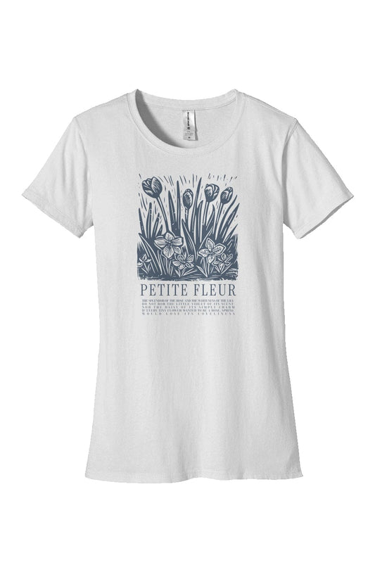 Apliiq tshirts white / s Petite Fleur Women's Organic Cotton Tee