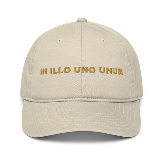 Dappled Glory hats Oyster In Illo Uno Unum Organic Cotton Classic Dad Cap