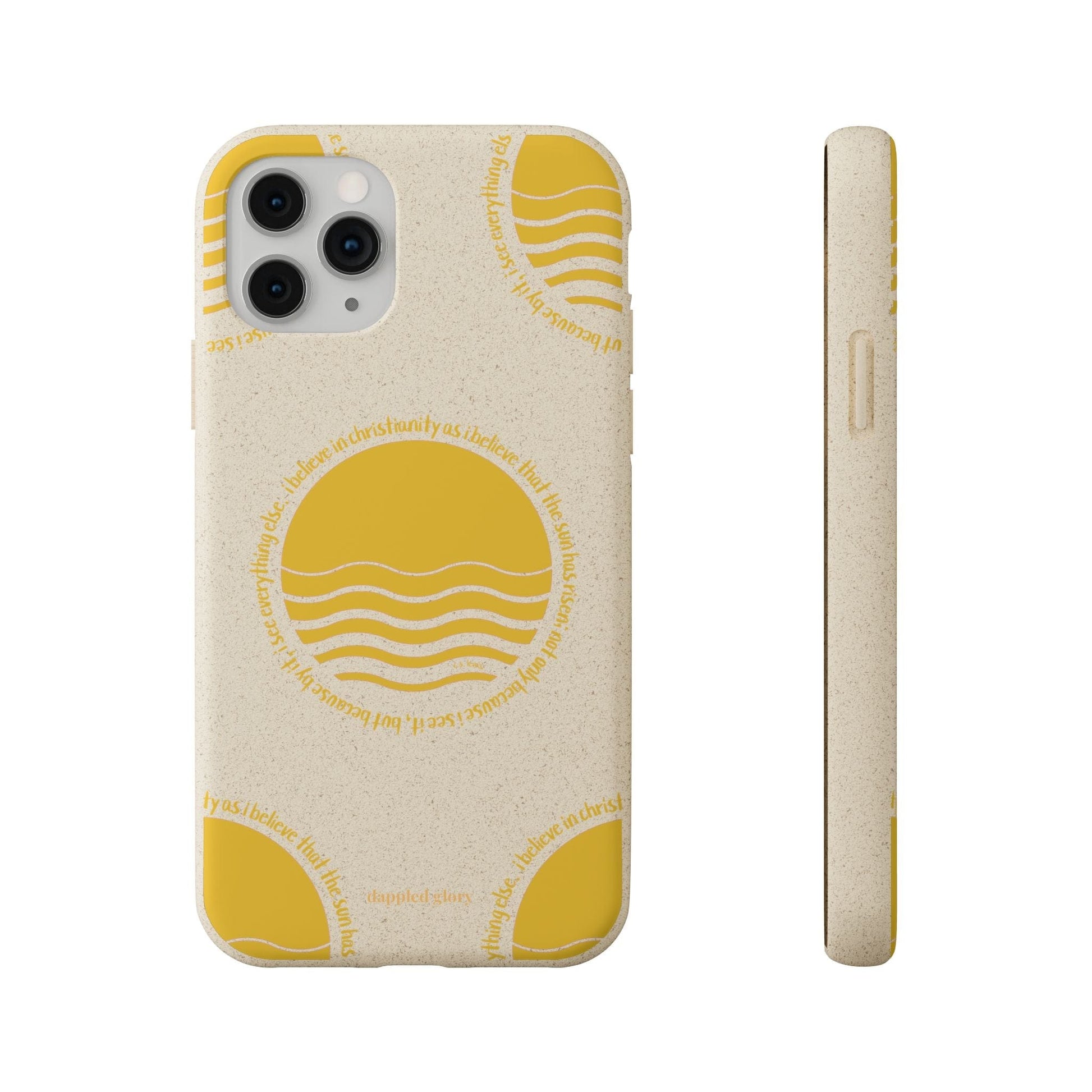 Printify Phone Case iPhone 11 Pro Eco-Friendly Biodegradable Phone Case with Sunrise Design