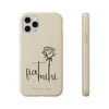 Printify Phone Case iPhone 11 Pro Fiat Mihi Eco-Friendly Biodegradable Phone Case with Floral Design