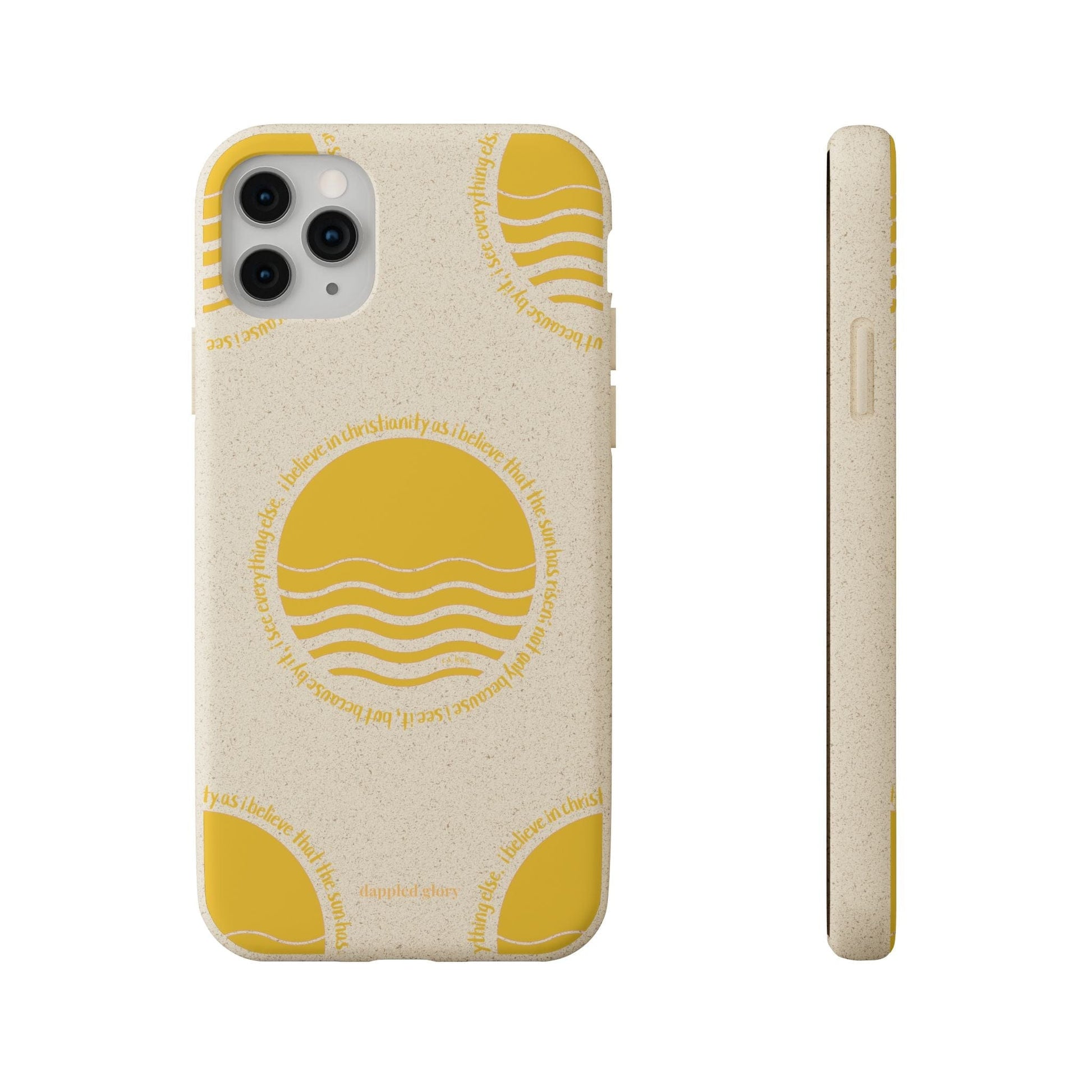Printify Phone Case iPhone 11 Pro Max Eco-Friendly Biodegradable Phone Case with Sunrise Design