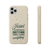 Printify Phone Case iPhone 11 Pro Max Jesus Surrender Prayer - Biodegradable Phone Case
