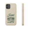 Printify Phone Case iPhone 12 Mini Jesus Surrender Prayer - Biodegradable Phone Case