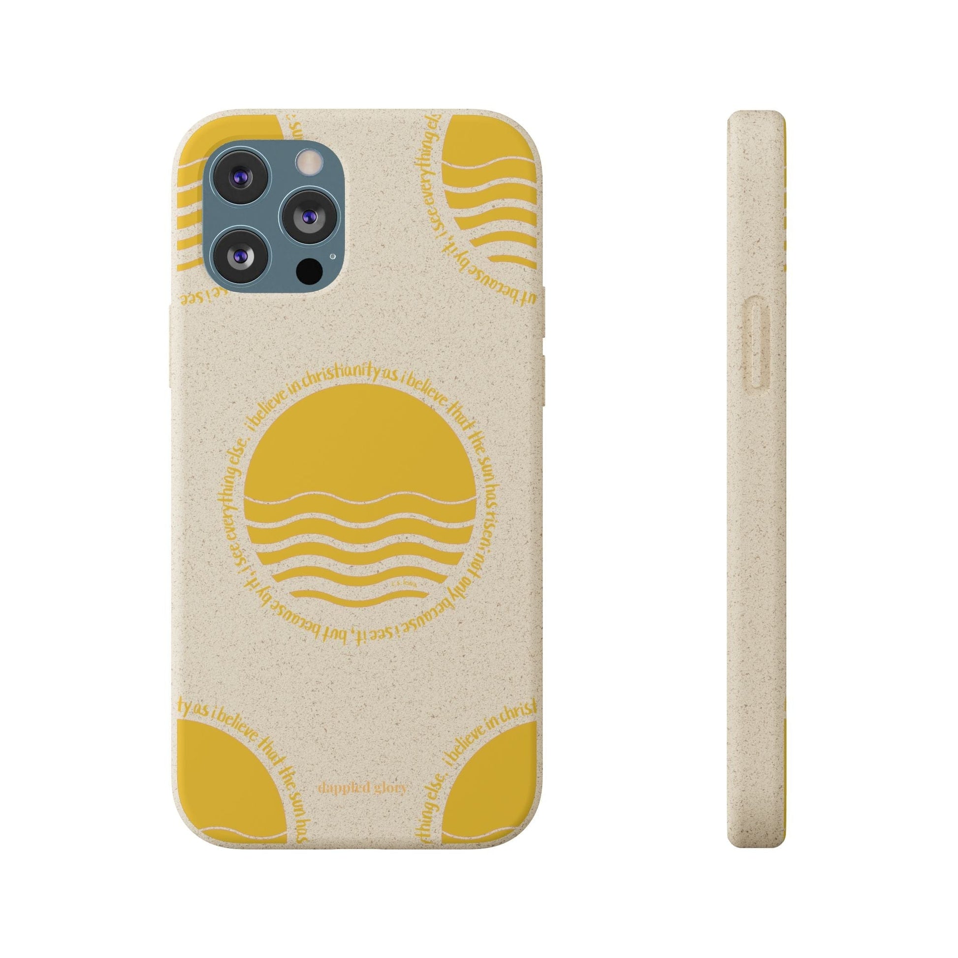Printify Phone Case iPhone 12 Pro Max Eco-Friendly Biodegradable Phone Case with Sunrise Design