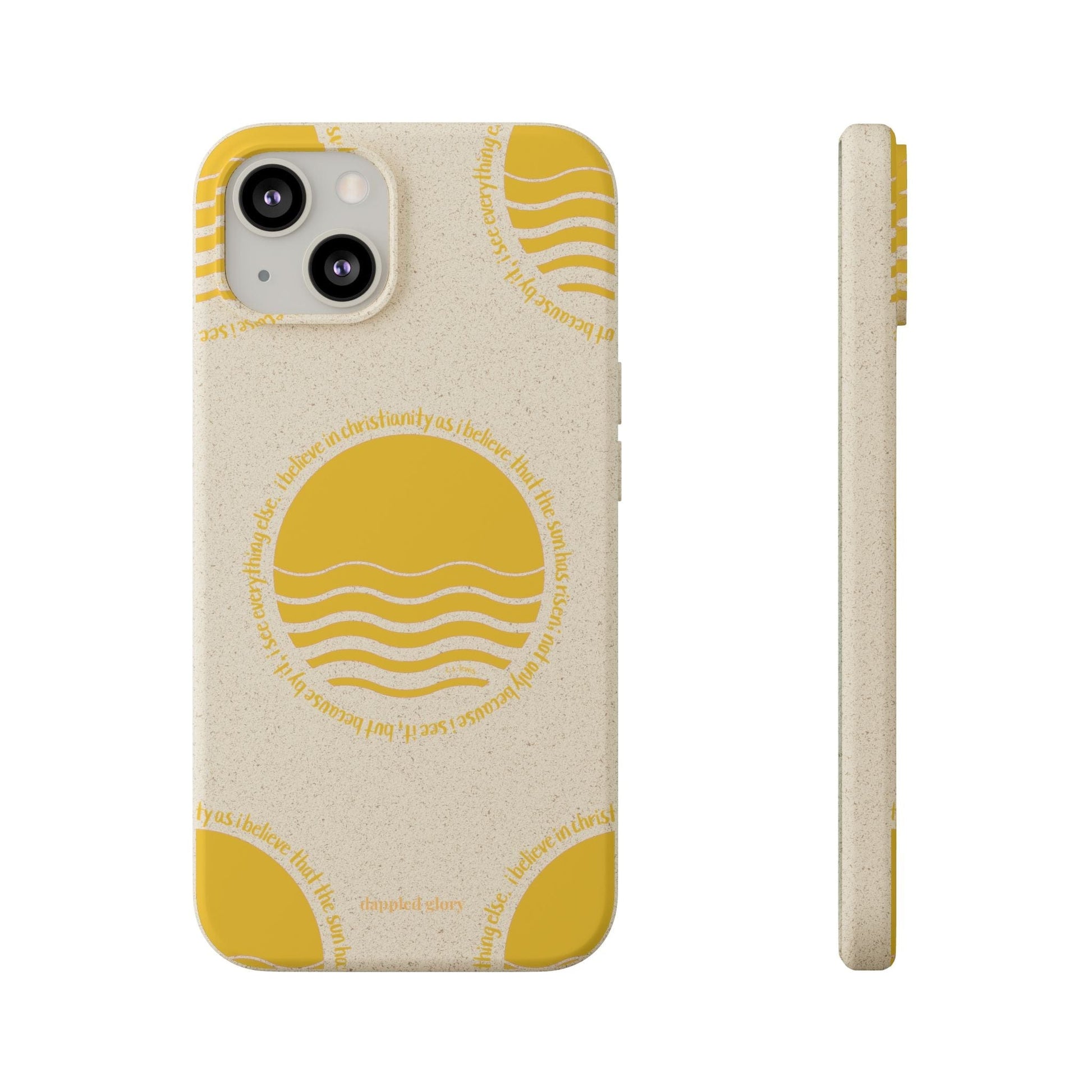 Printify Phone Case iPhone 13 Eco-Friendly Biodegradable Phone Case with Sunrise Design