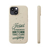 Printify Phone Case iPhone 13 Mini with gift packaging Jesus Surrender Prayer - Biodegradable Phone Case