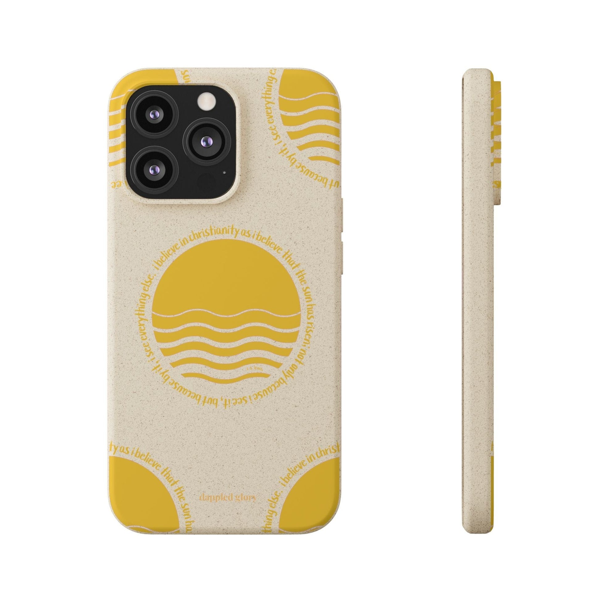 Printify Phone Case iPhone 13 Pro Eco-Friendly Biodegradable Phone Case with Sunrise Design