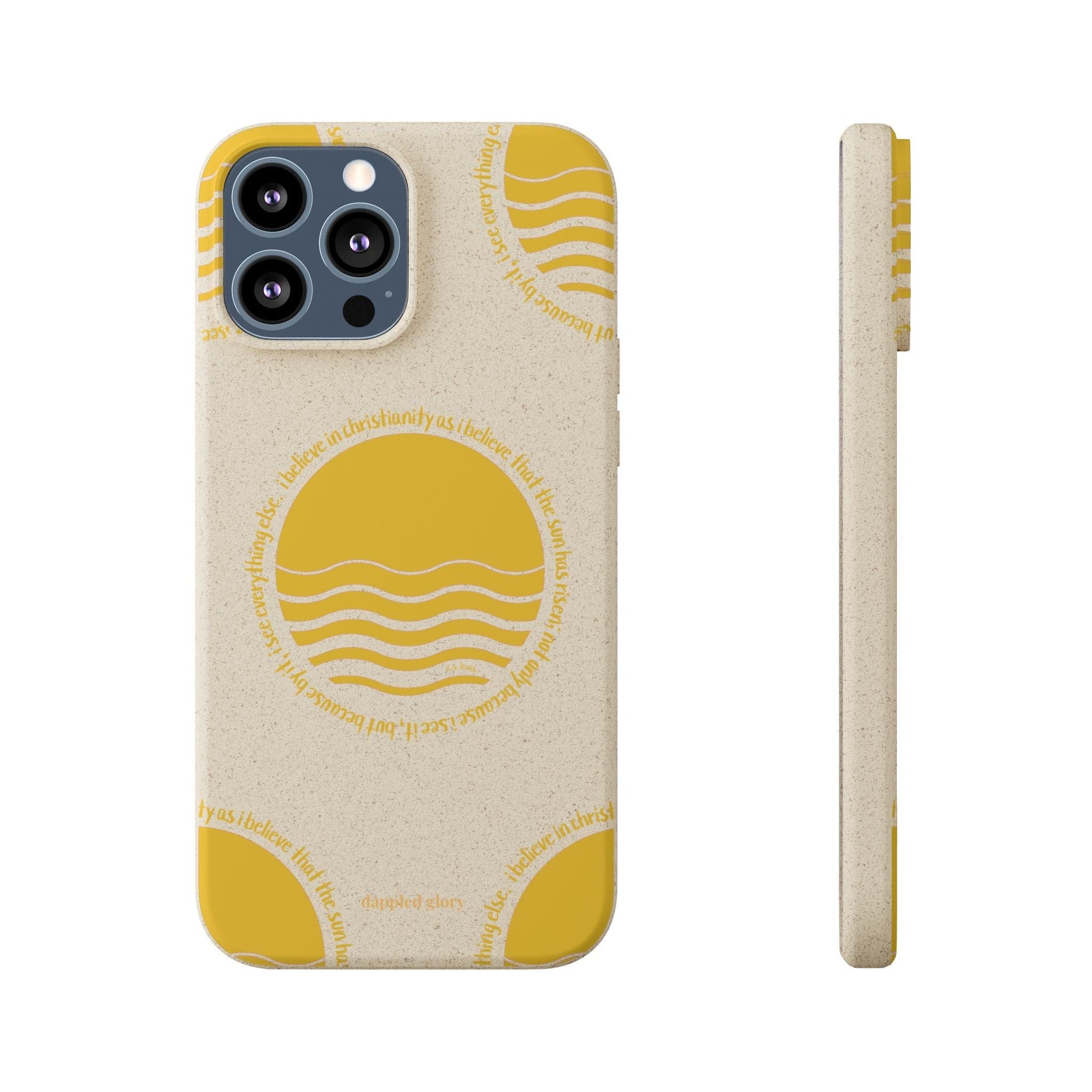Printify Phone Case iPhone 13 Pro Max Eco-Friendly Biodegradable Phone Case with Sunrise Design
