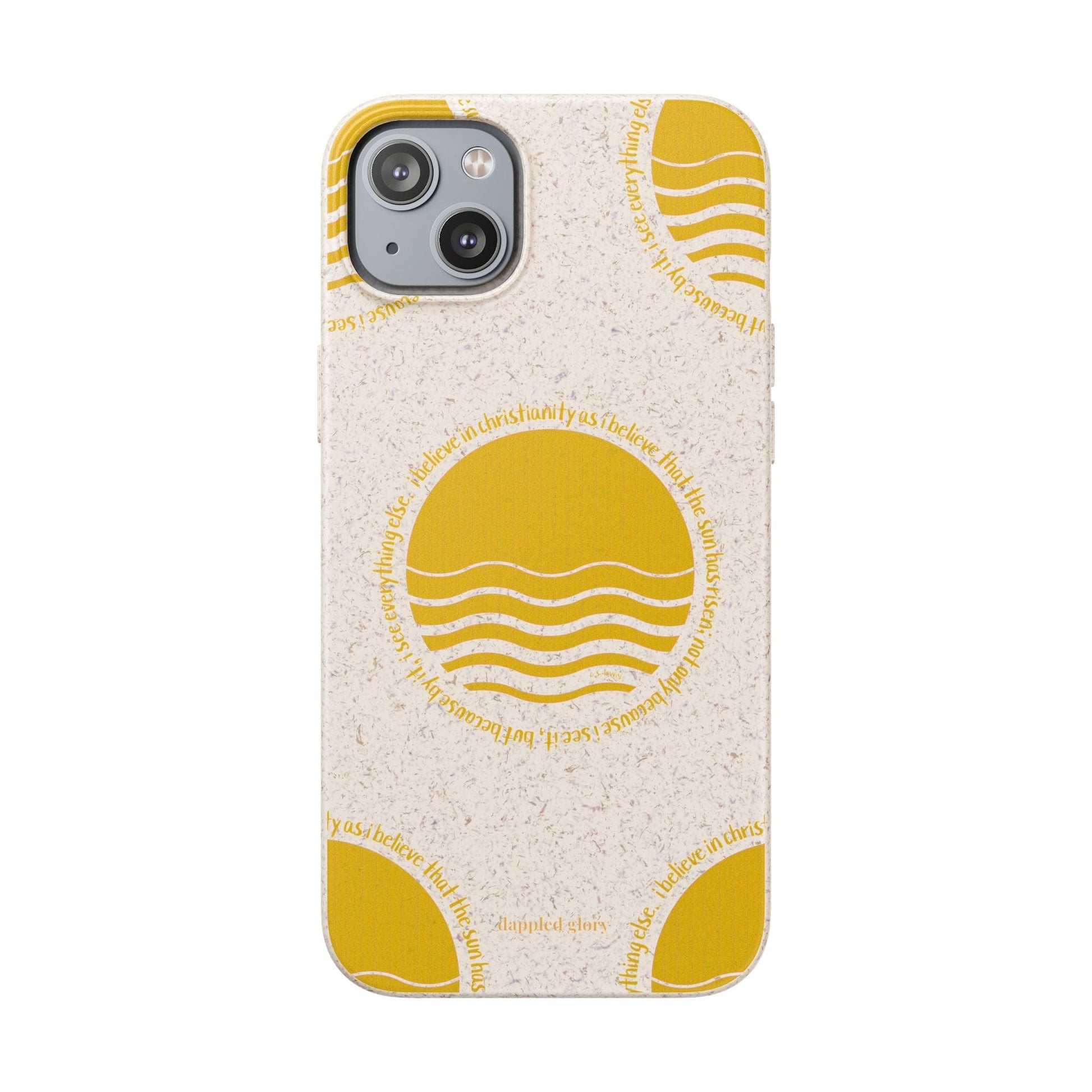 Printify Phone Case iPhone 14 Plus Eco-Friendly Biodegradable Phone Case with Sunrise Design