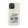 Printify Phone Case iPhone 14 Pro Max Jesus Surrender Prayer - Biodegradable Phone Case