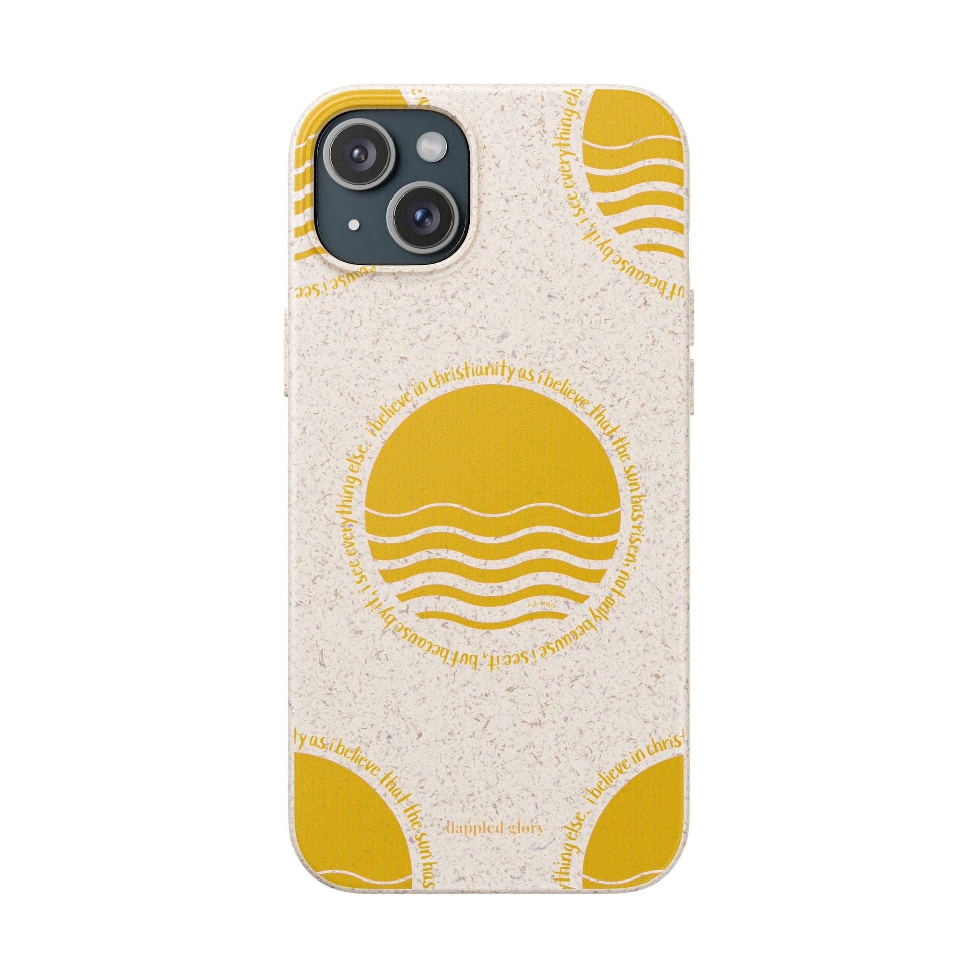 Printify Phone Case iPhone 15 Plus Eco-Friendly Biodegradable Phone Case with Sunrise Design