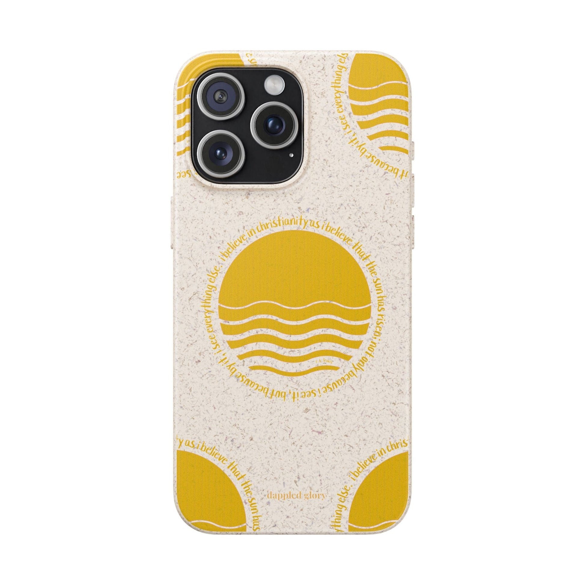 Printify Phone Case iPhone 15 Pro Max Eco-Friendly Biodegradable Phone Case with Sunrise Design