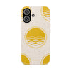 Printify Phone Case iPhone 16 Eco-Friendly Biodegradable Phone Case with Sunrise Design