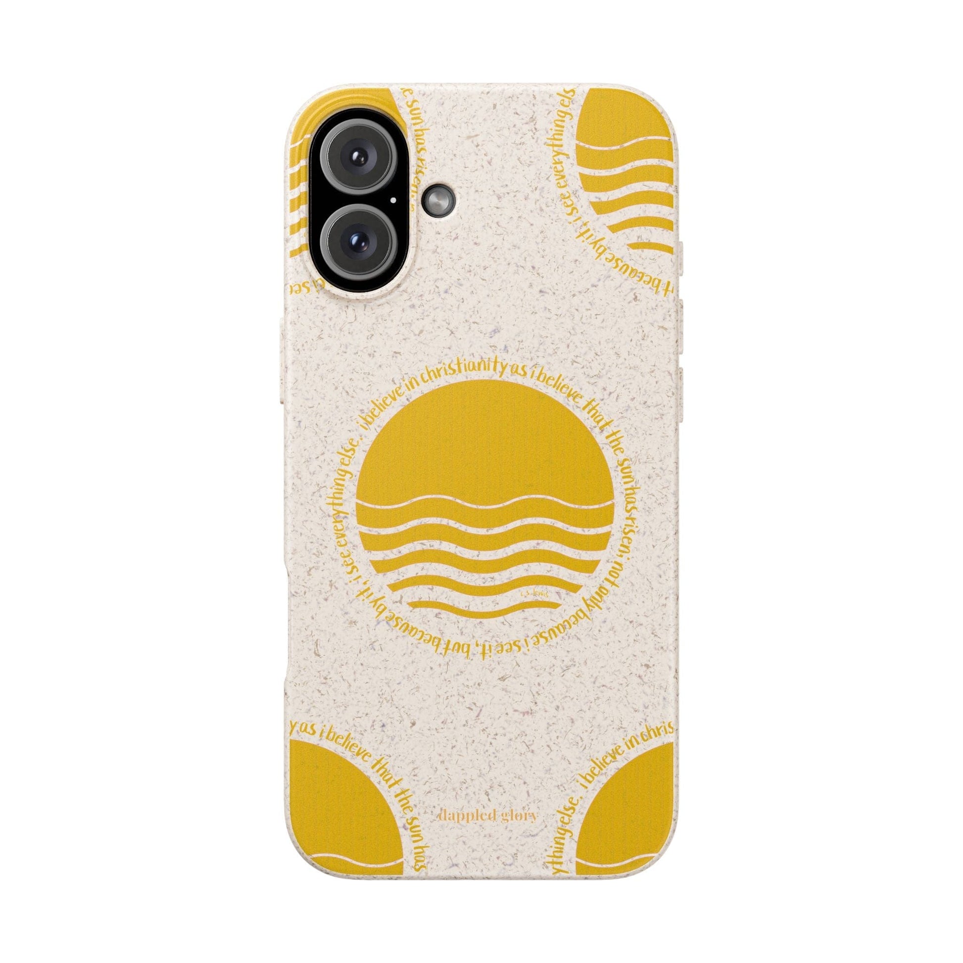 Printify Phone Case iPhone 16 Plus Eco-Friendly Biodegradable Phone Case with Sunrise Design