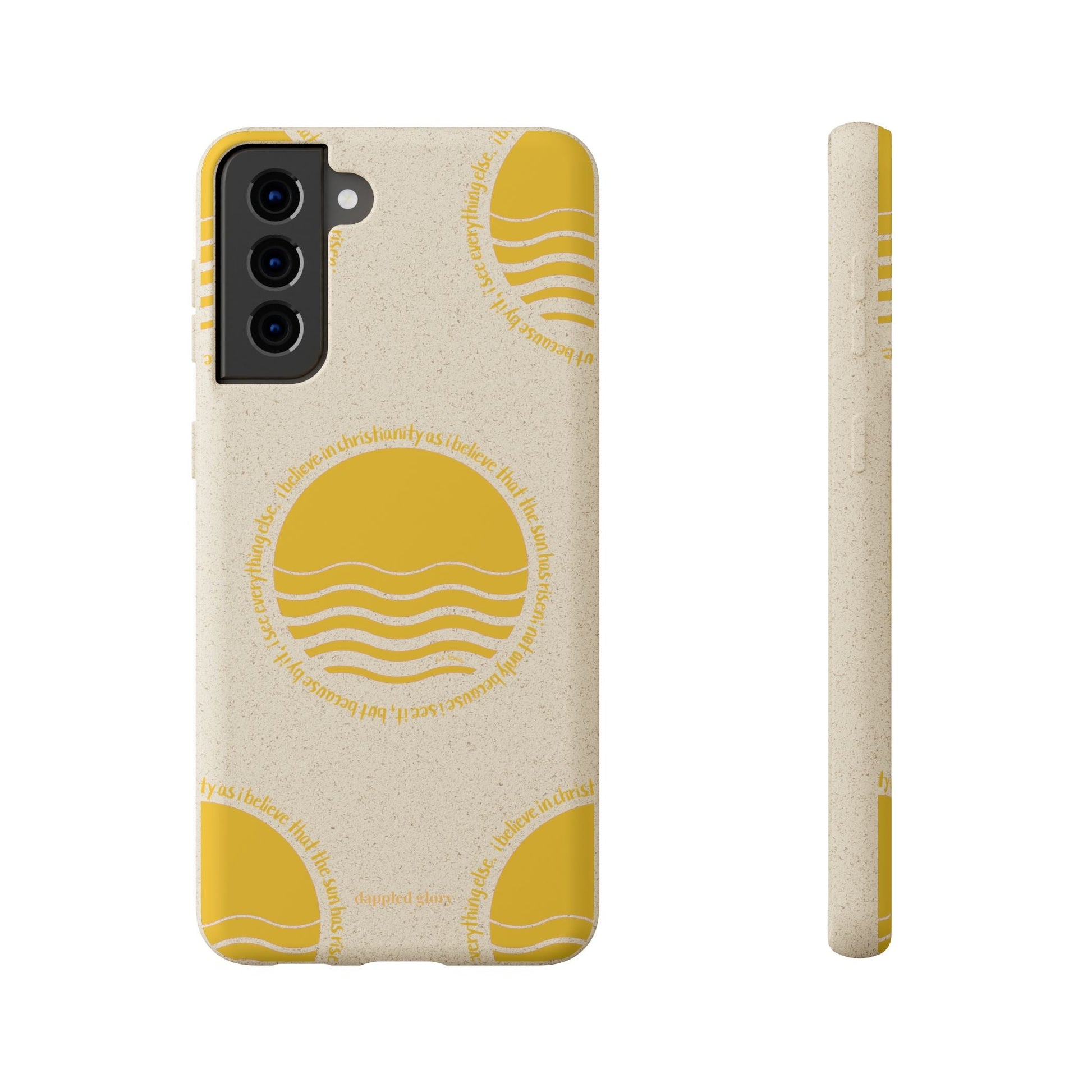 Printify Phone Case Samsung Galaxy S21 Plus Eco-Friendly Biodegradable Phone Case with Sunrise Design