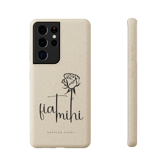 Printify Phone Case Samsung Galaxy S21 Ultra with gift packaging Fiat Mihi Eco-Friendly Biodegradable Phone Case with Floral Design
