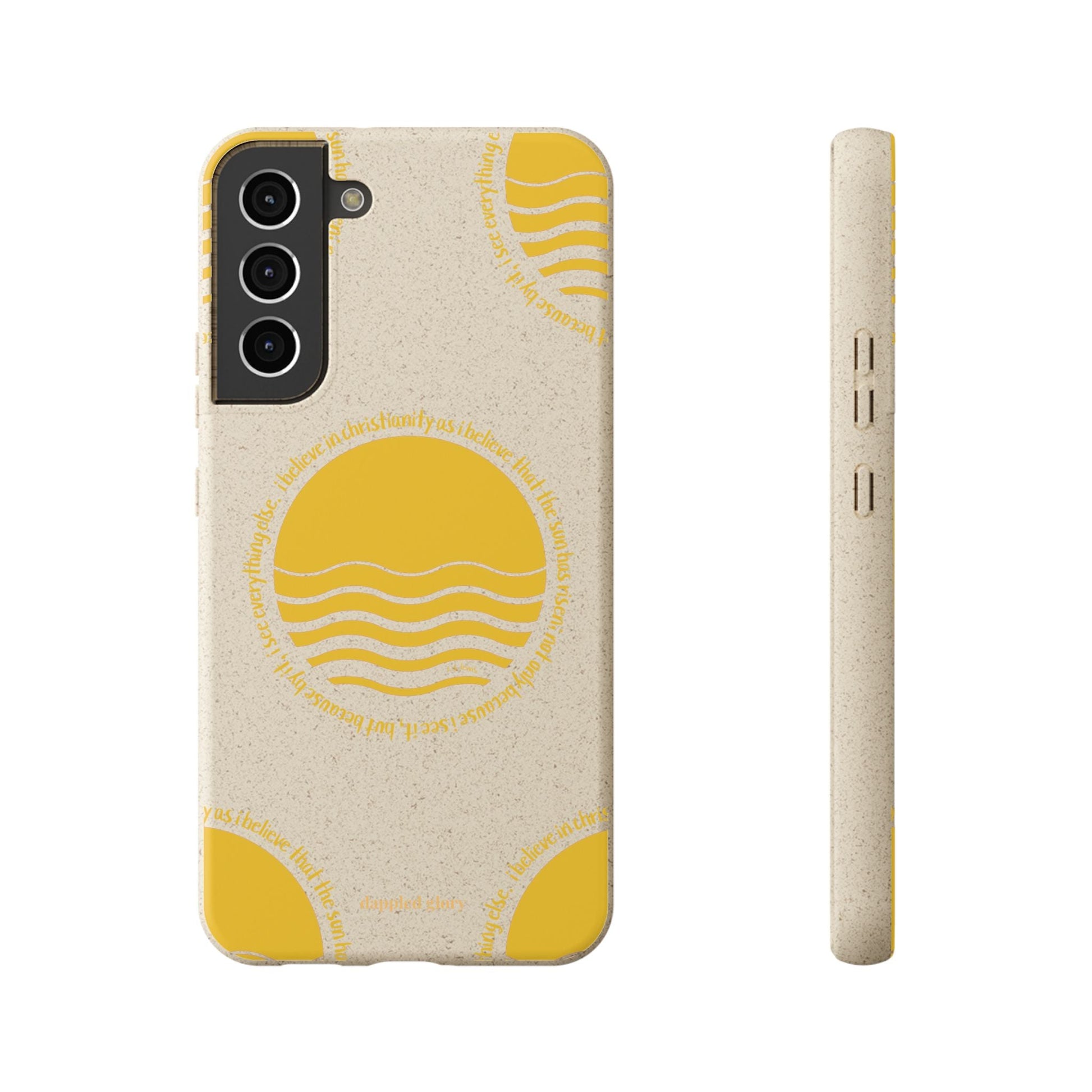 Printify Phone Case Samsung Galaxy S22 Plus Eco-Friendly Biodegradable Phone Case with Sunrise Design