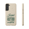 Printify Phone Case Samsung Galaxy S22 Plus Jesus Surrender Prayer - Biodegradable Phone Case