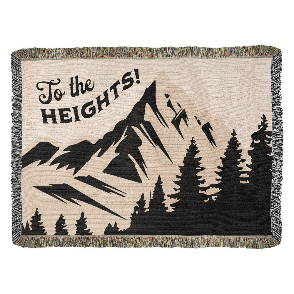 ShineOn Fulfillment Blanket 52" x 37" To the Heights! Heirloom Woven Blanket
