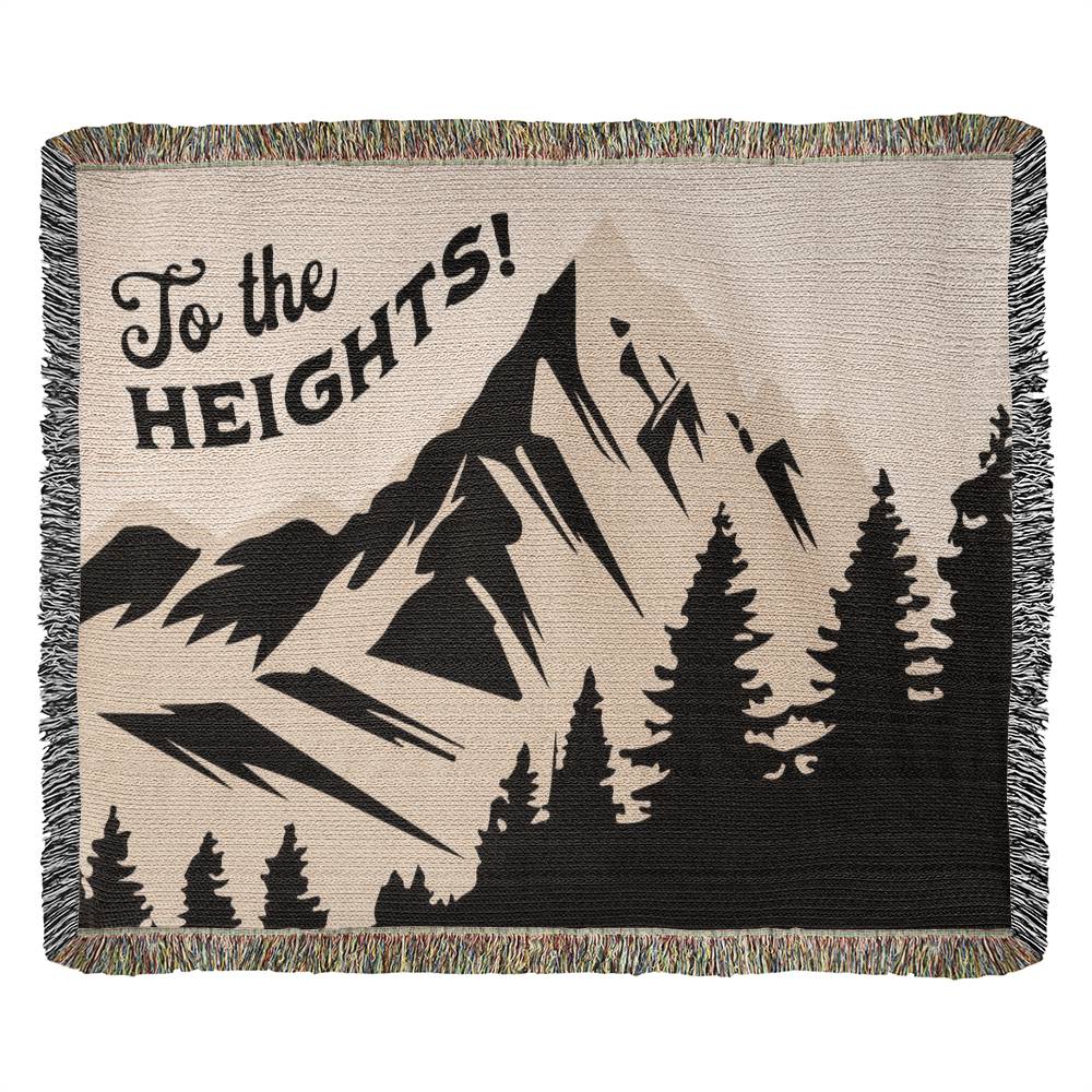 ShineOn Fulfillment Blanket 60" x 50" To the Heights! Heirloom Woven Blanket