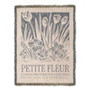 ShineOn Fulfillment Blanket 60" x 80" Petite Fleur Heirloom Woven Blanket