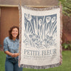 ShineOn Fulfillment Blanket Petite Fleur Heirloom Woven Blanket