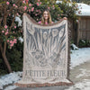ShineOn Fulfillment Blanket Petite Fleur Heirloom Woven Blanket