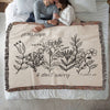 ShineOn Fulfillment Blanket Pray, Hope, & Don't Worry Heirloom Woven Blanket