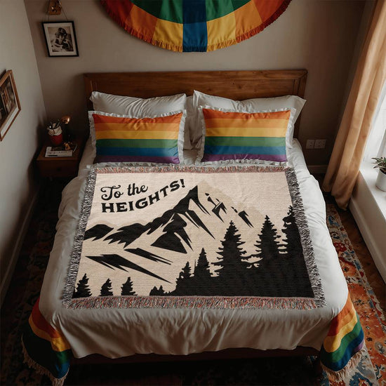 ShineOn Fulfillment Blanket To the Heights! Heirloom Woven Blanket