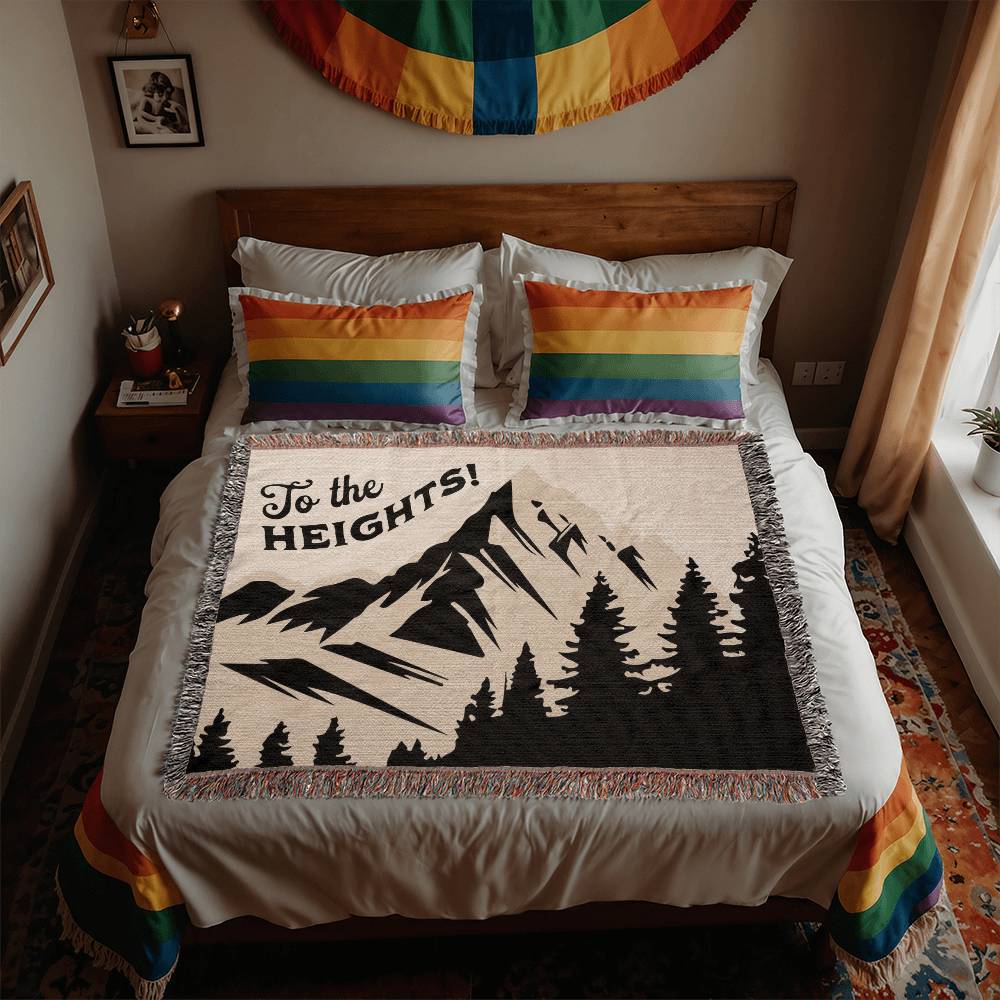 ShineOn Fulfillment Blanket To the Heights! Heirloom Woven Blanket