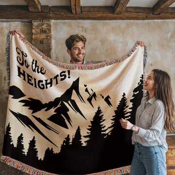 ShineOn Fulfillment Blanket To the Heights! Heirloom Woven Blanket