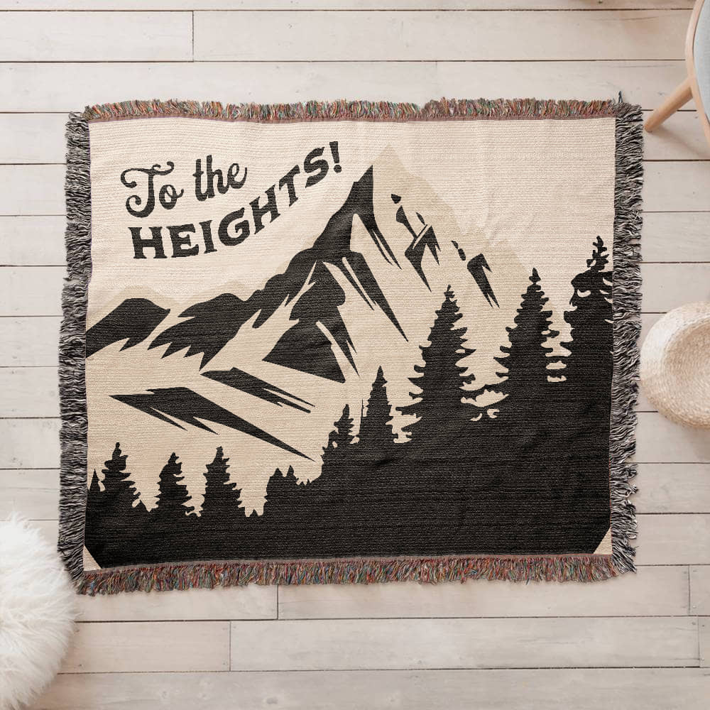 ShineOn Fulfillment Blanket To the Heights! Heirloom Woven Blanket