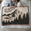 ShineOn Fulfillment Blanket To the Heights! Heirloom Woven Blanket