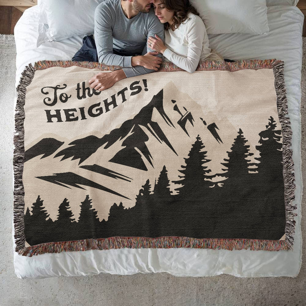 ShineOn Fulfillment Blanket To the Heights! Heirloom Woven Blanket