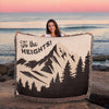 ShineOn Fulfillment Blanket To the Heights! Heirloom Woven Blanket