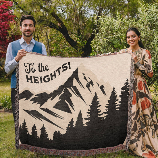 ShineOn Fulfillment Blanket To the Heights! Heirloom Woven Blanket