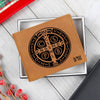 ShineOn Fulfillment Wallets Personalized Benedictine Leather Wallet