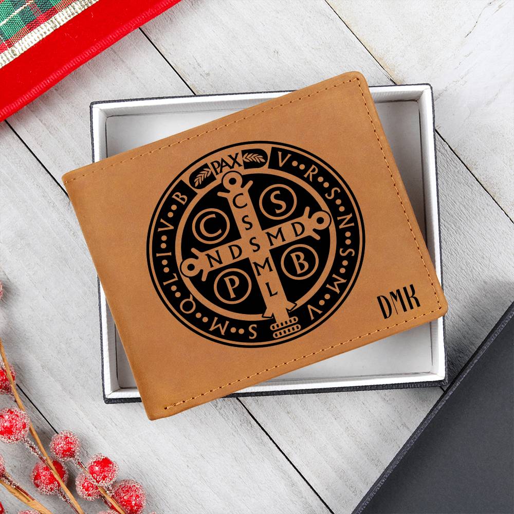 ShineOn Fulfillment Wallets Personalized Benedictine Leather Wallet